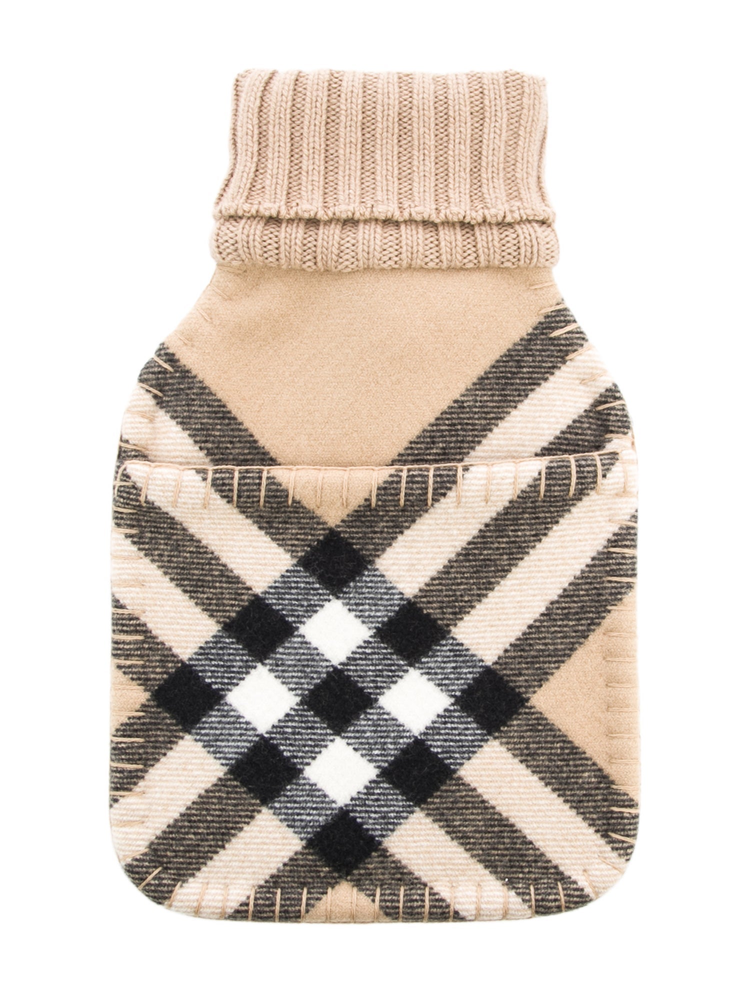 Burberry Hot Water Bottle Nova Check Sleeve w/ Tags