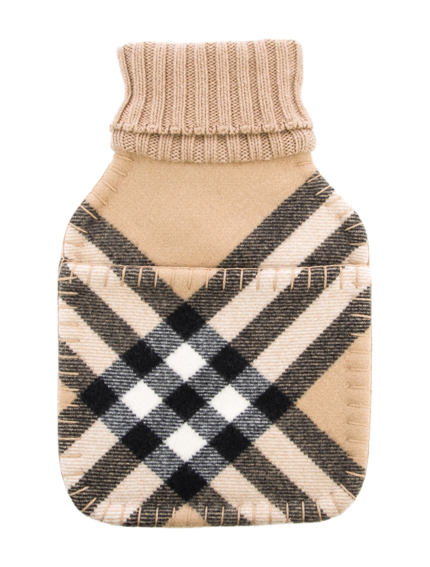 Burberry Hot Water Bottle Nova Check Sleeve w/ Tags