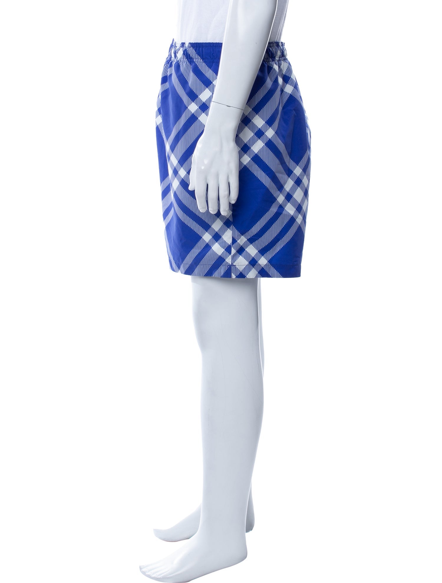 Burberry Plaid Print Swim Trunks w/ Tags