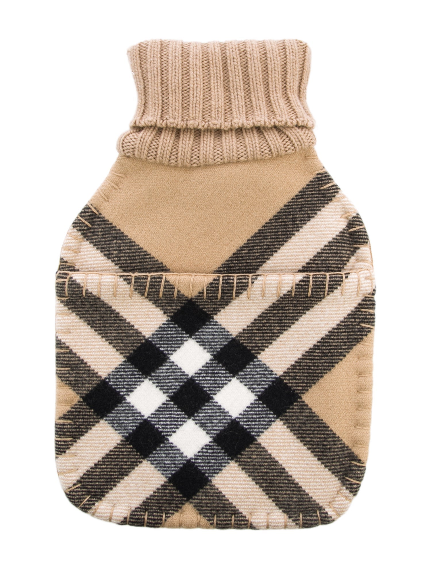 Burberry Hot Water Bottle Nova Check Sleeve w/ Tags