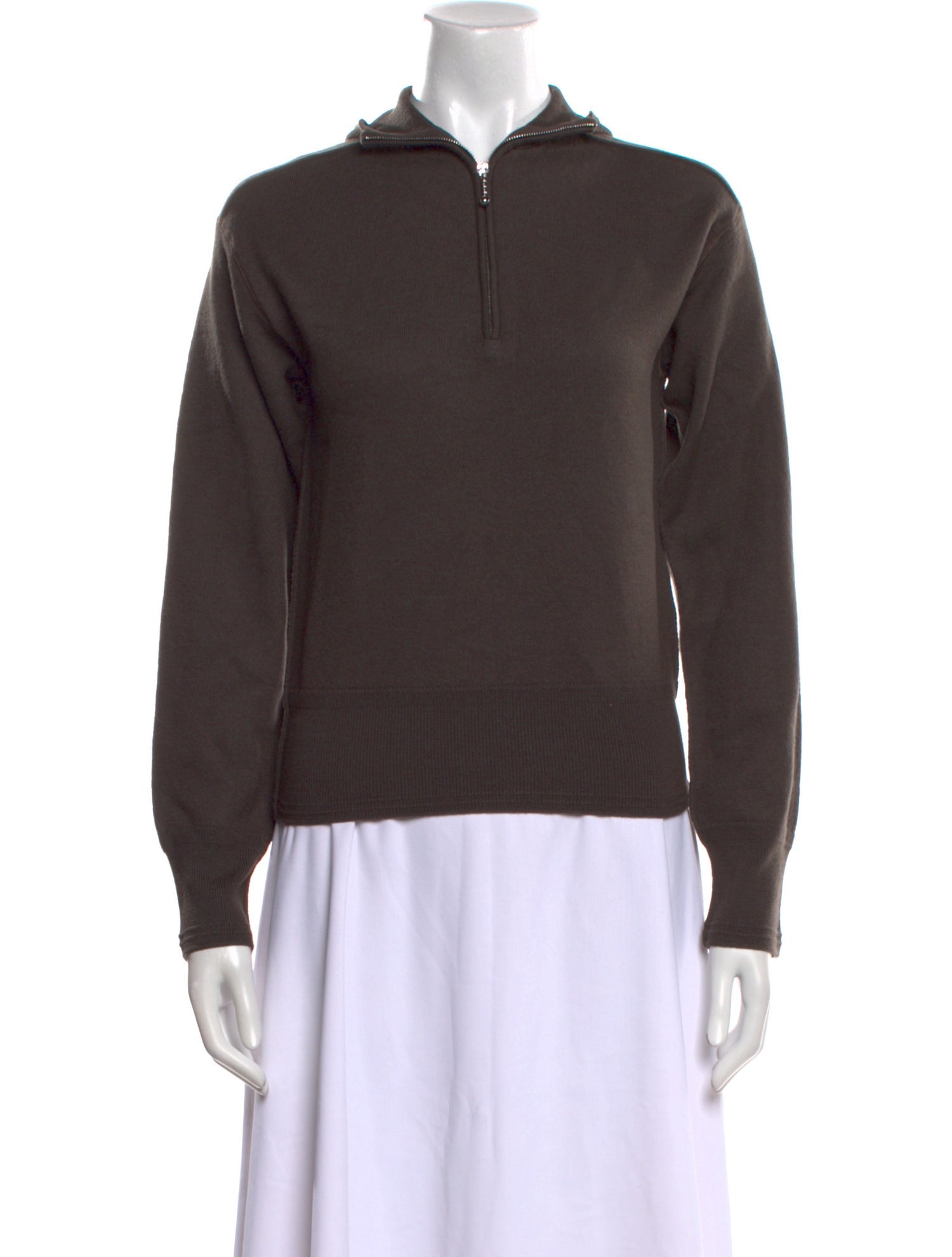 Burberry Wool Mock Neck Sweatshirt w/ Tags