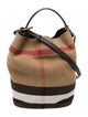Burberry Exploded Check Bucket Bag
