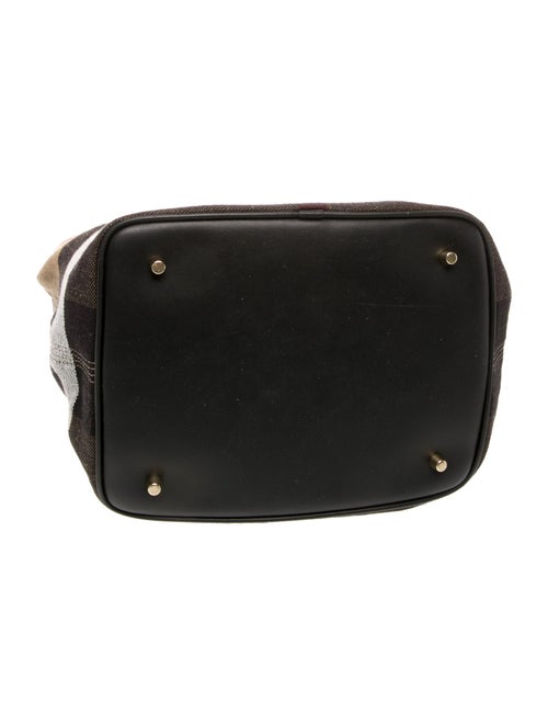 Burberry Exploded Check Bucket Bag