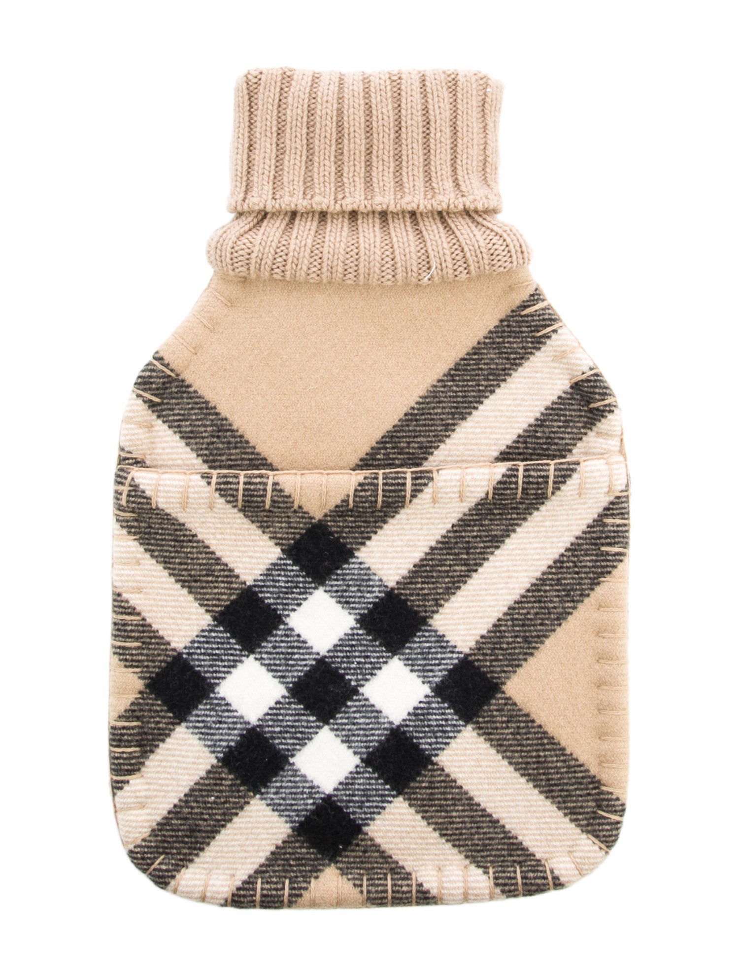 Burberry Hot Water Bottle Nova Check Sleeve w/ Tags