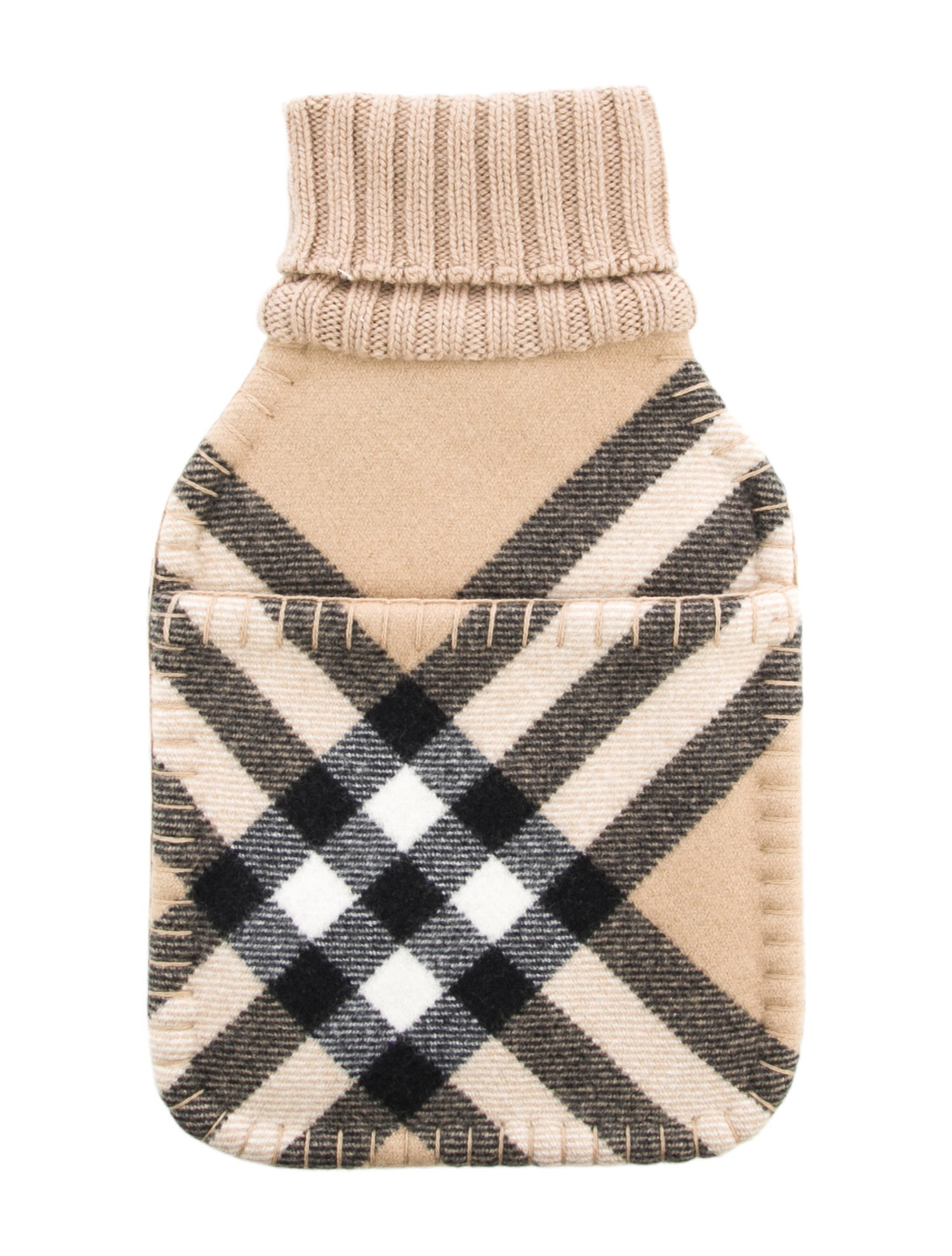 Burberry Hot Water Bottle Nova Check Sleeve w/ Tags
