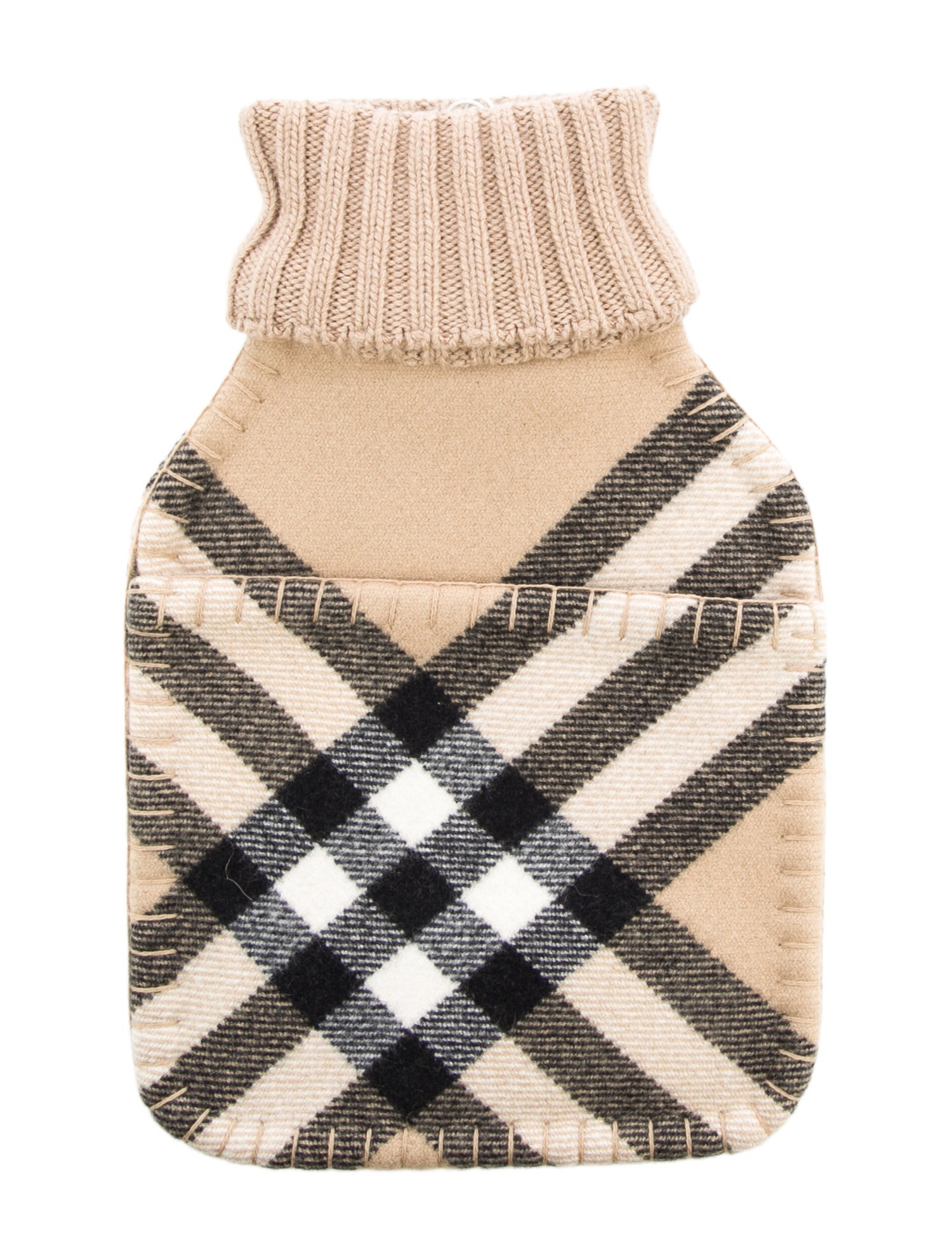 Burberry Hot Water Bottle Nova Check Sleeve w/ Tags