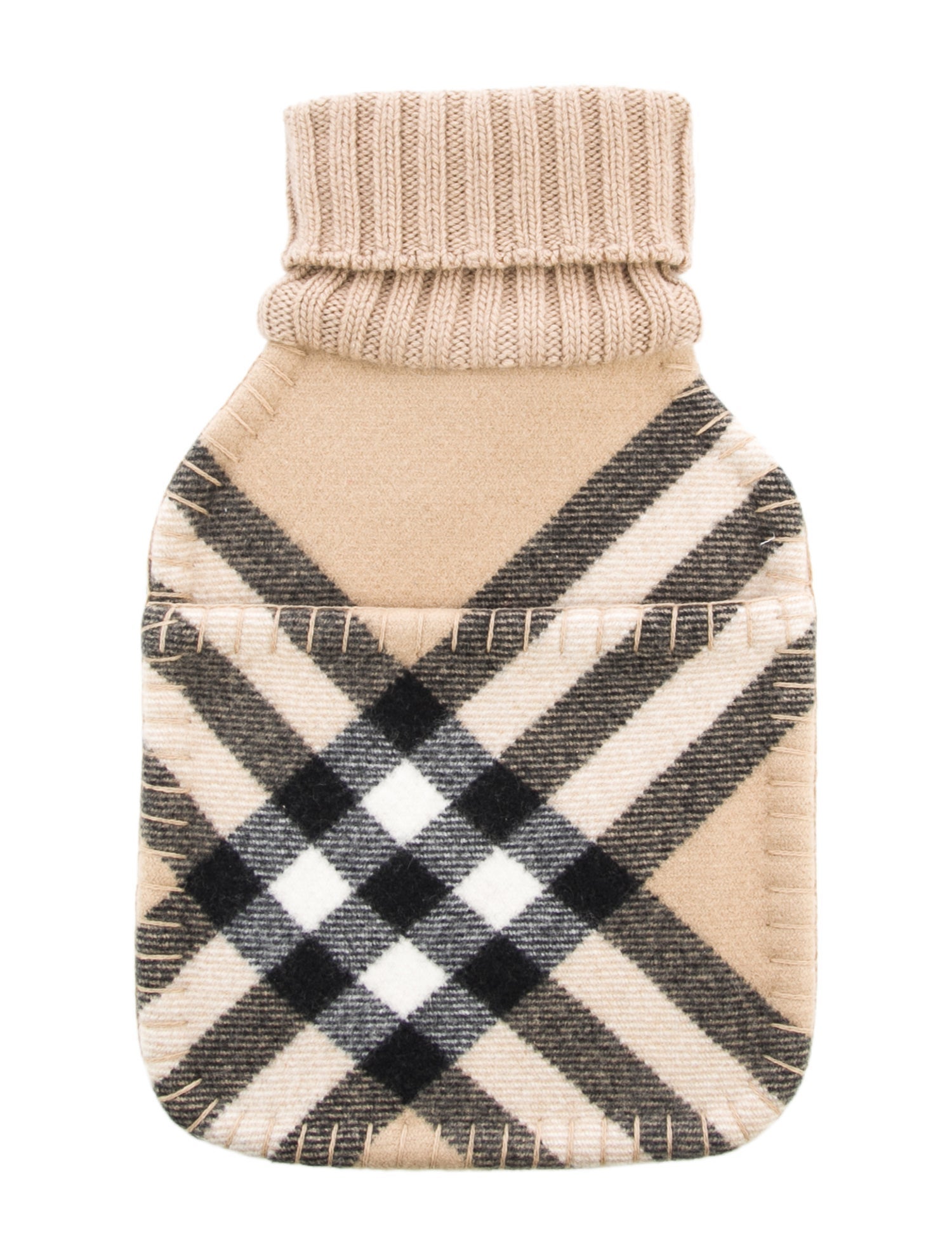 Burberry Hot Water Bottle Nova Check Sleeve w/ Tags