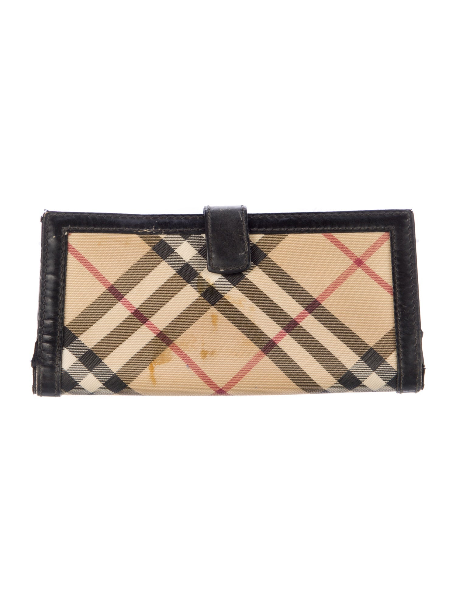 Burberry House Check Pattern Continental Wallet