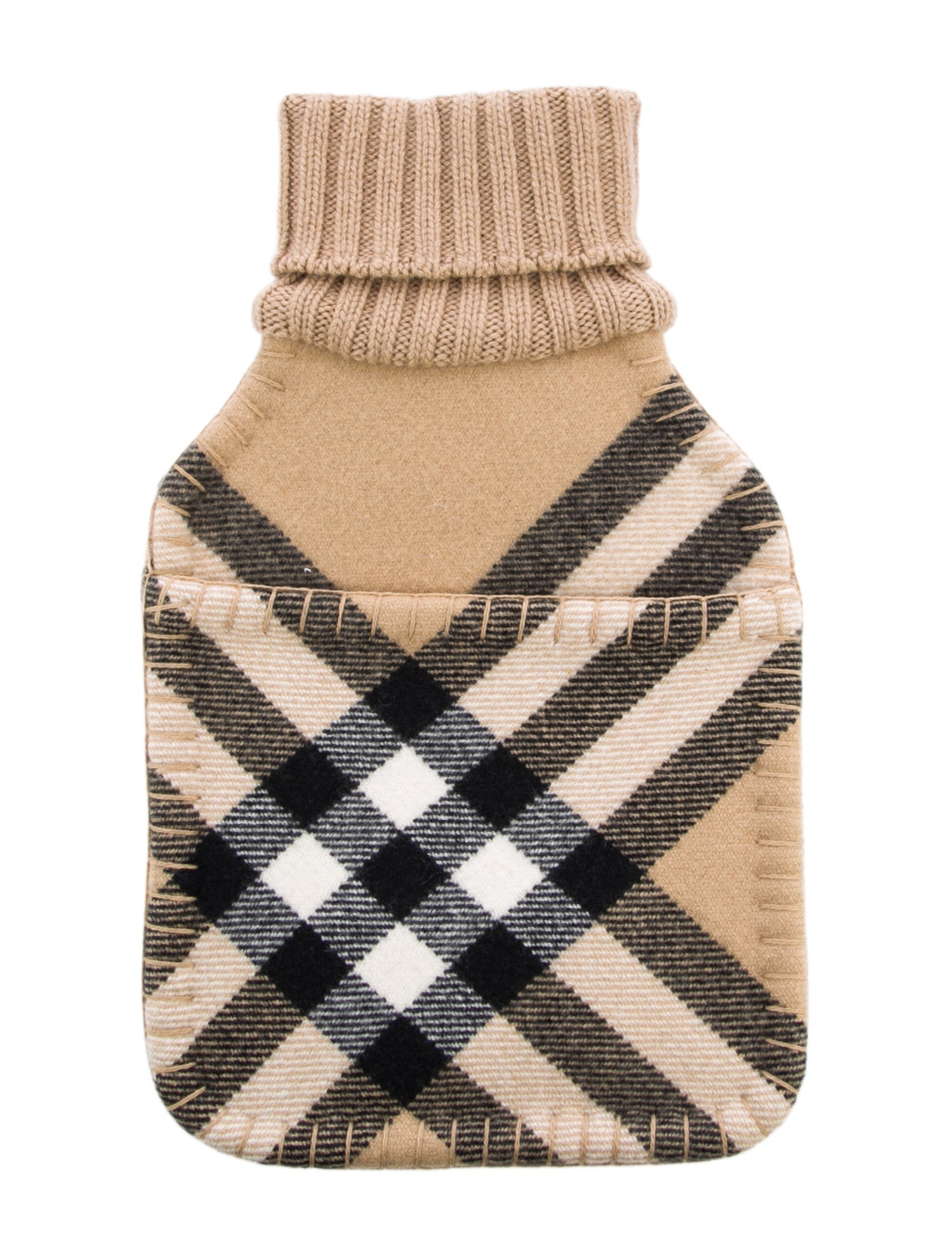 Burberry Hot Water Bottle Nova Check Sleeve w/ Tags
