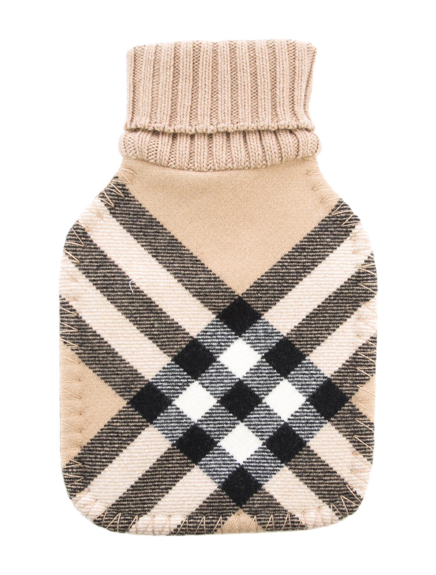Burberry Hot Water Bottle Nova Check Sleeve w/ Tags