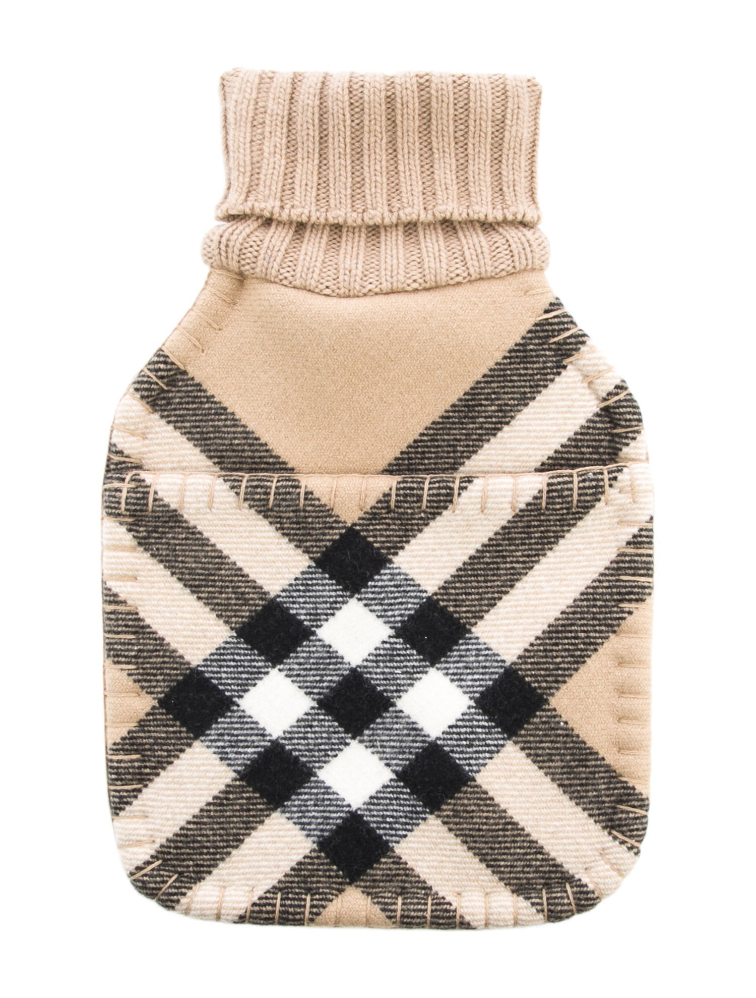 Burberry Hot Water Bottle Nova Check Sleeve w/ Tags