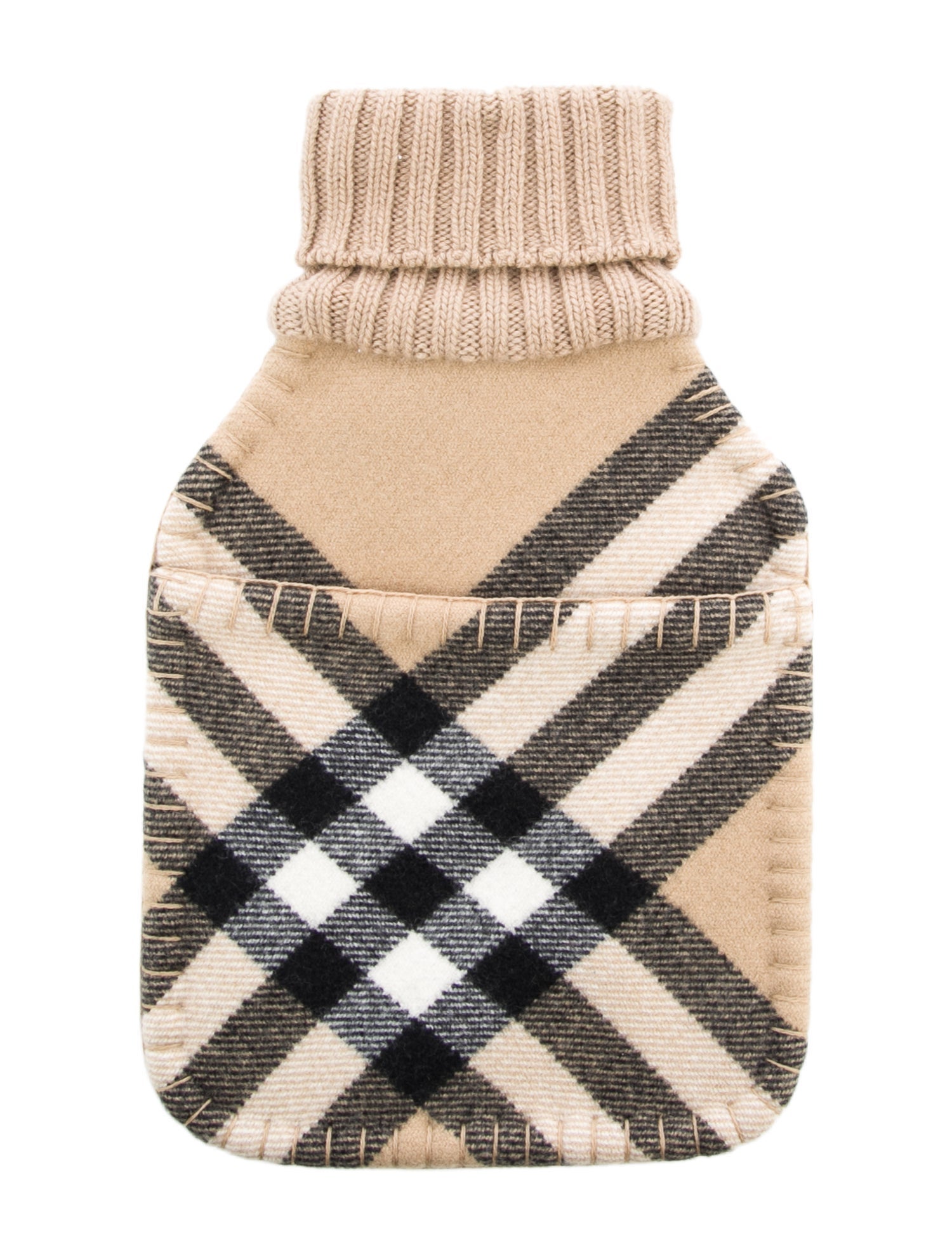 Burberry Hot Water Bottle Nova Check Sleeve w/ Tags