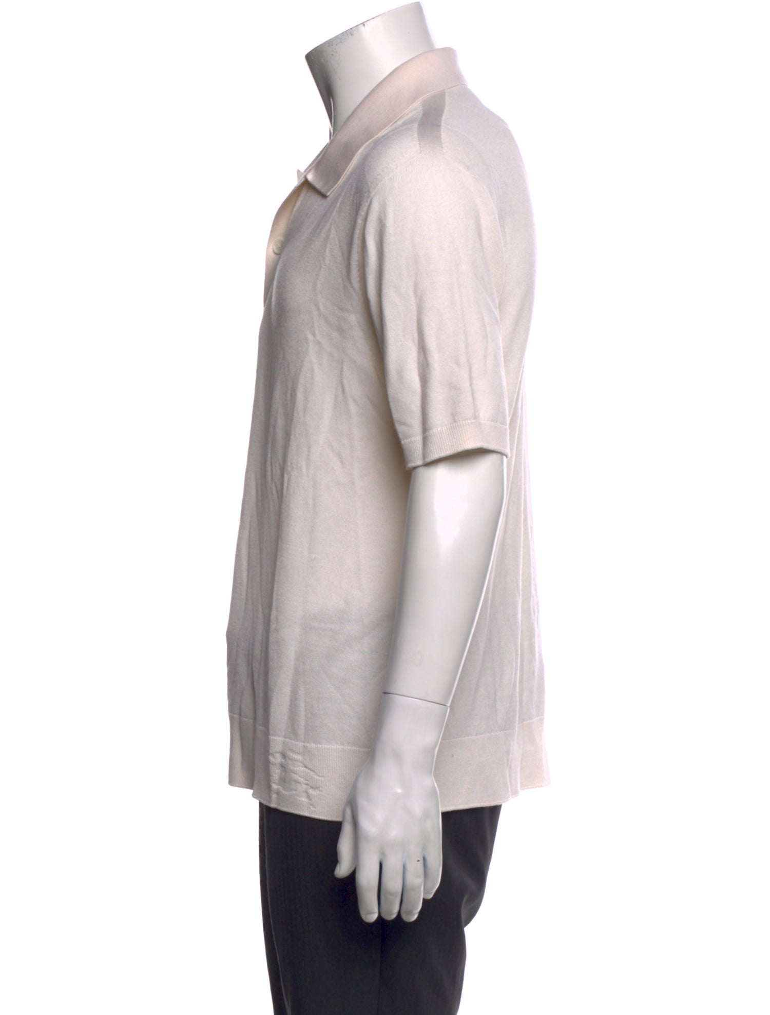 Burberry Crew Neck Short Sleeve Polo Shirt