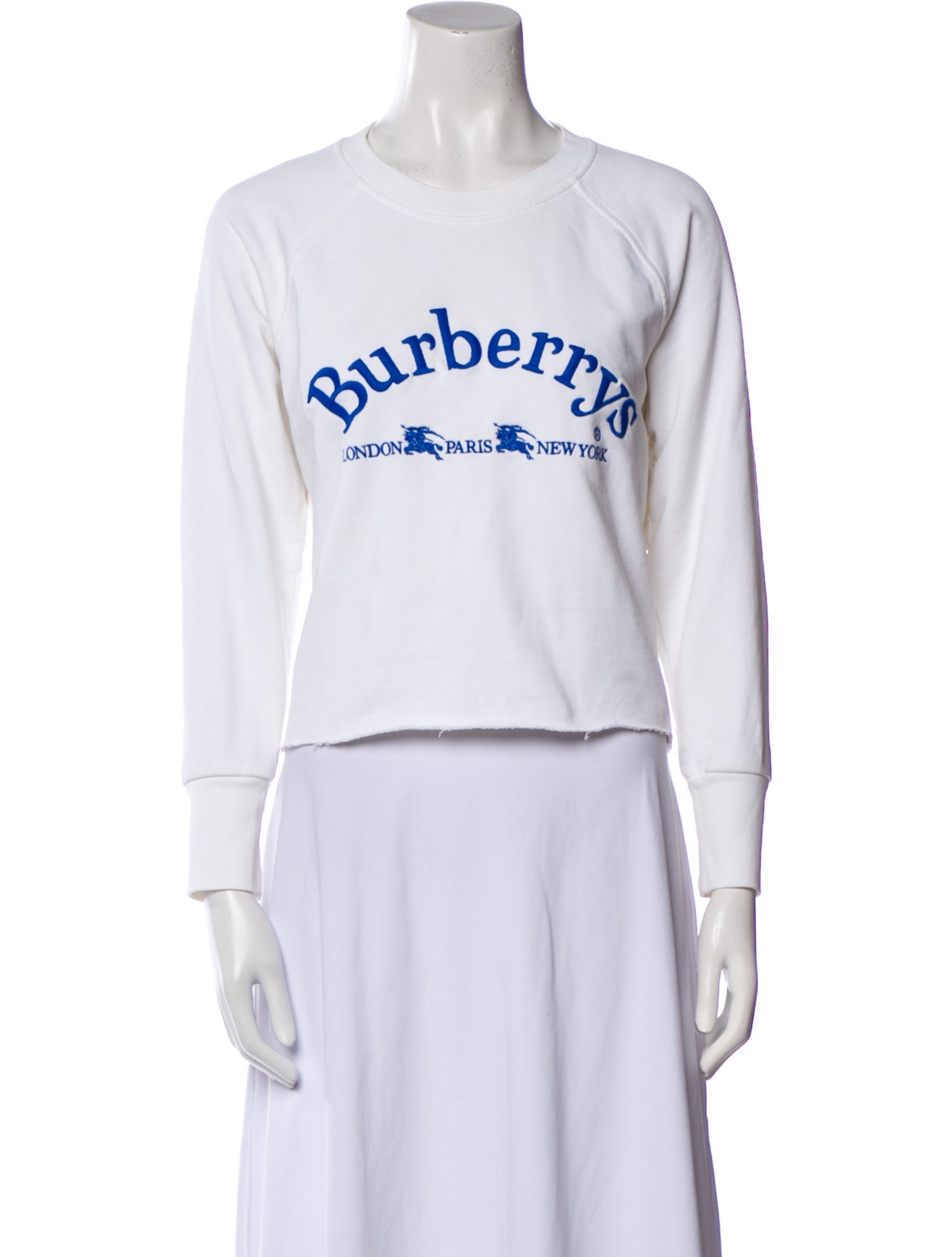 Burberry Graphic Print Crew Neck Sweatshirt
