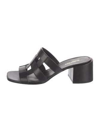 Burberry Leather Slides