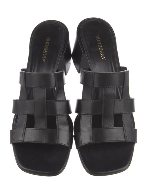 Burberry Leather Slides