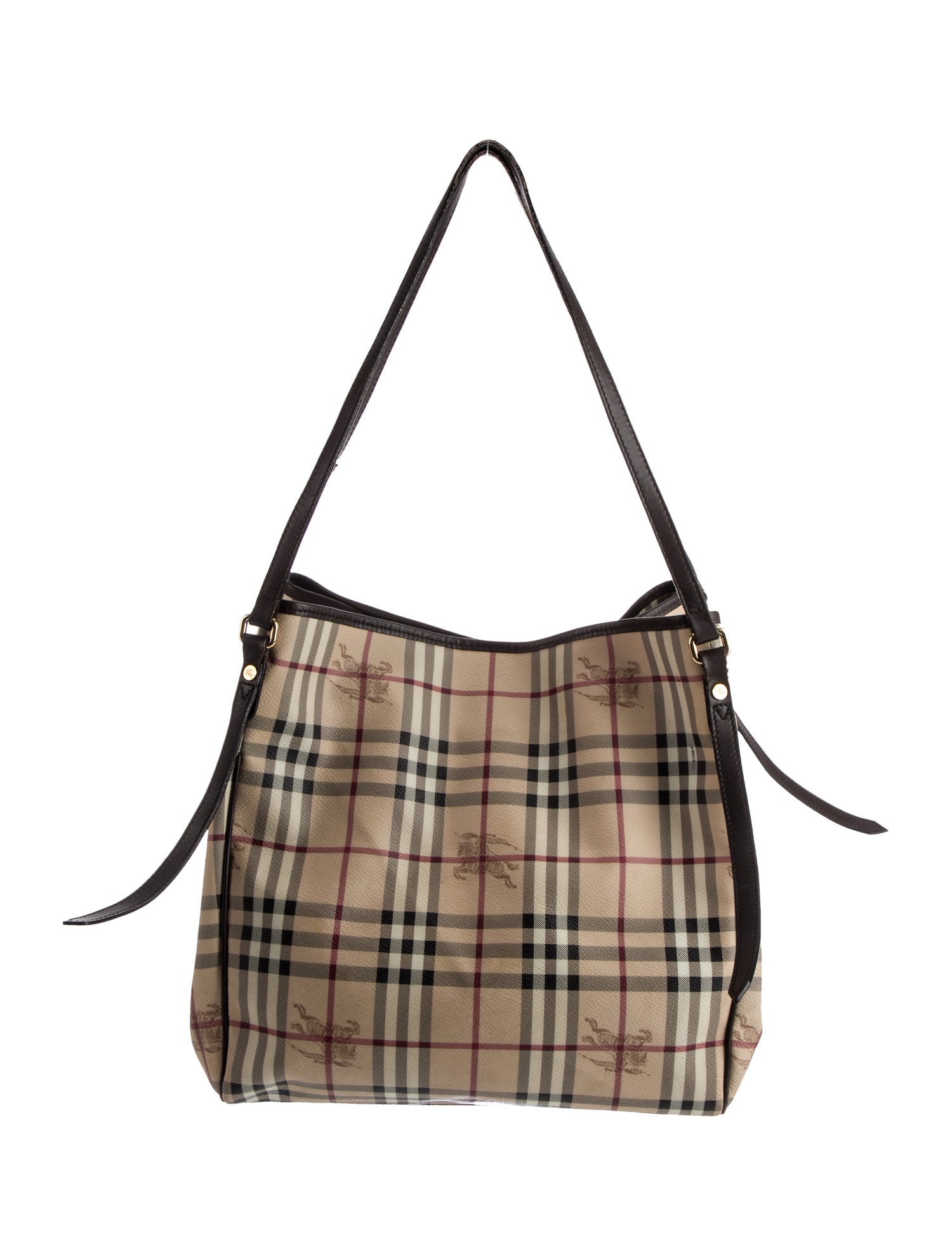 Burberry Haymarket Check Hobo