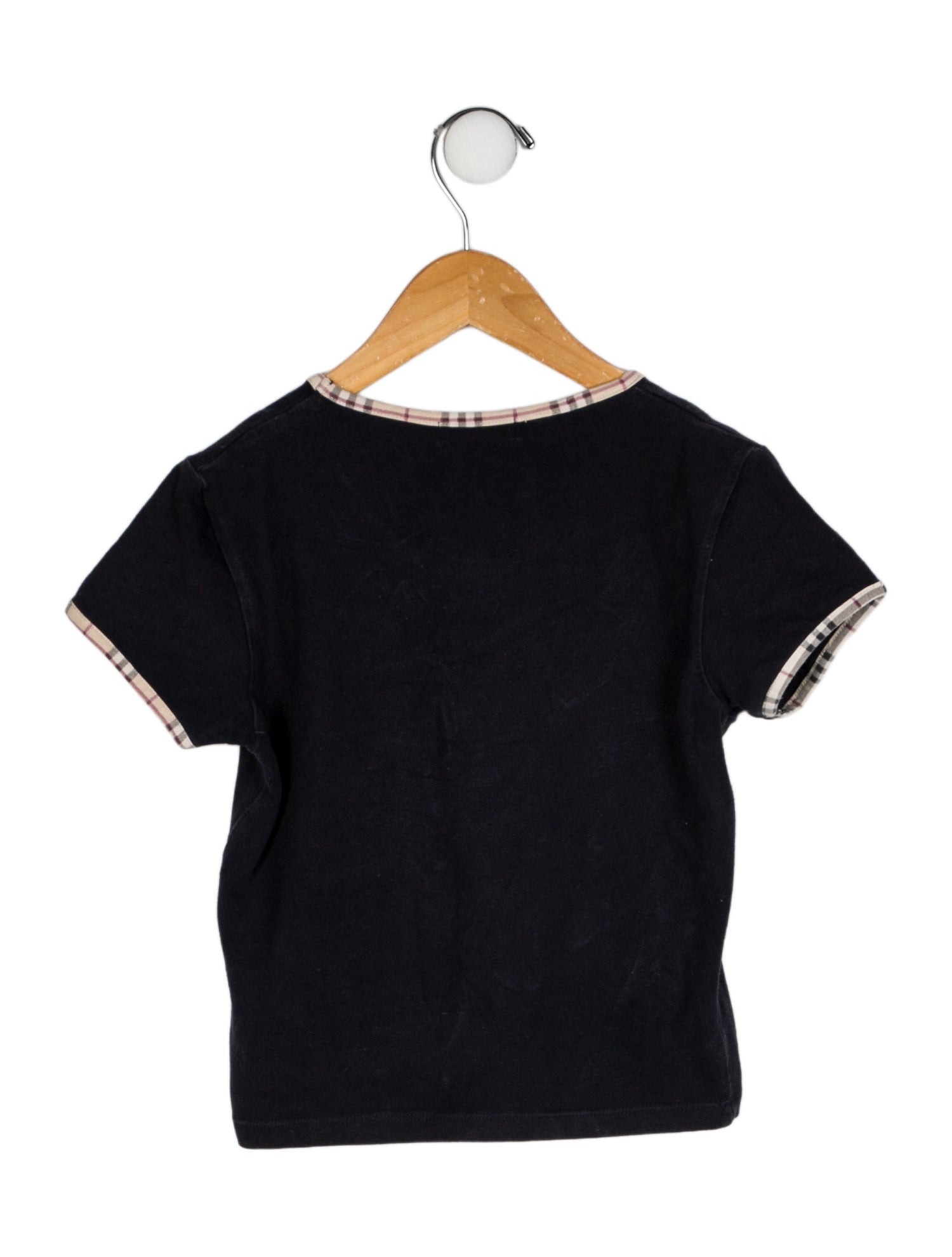 Burberry Girls' Patten Printed Short Sleeve Top