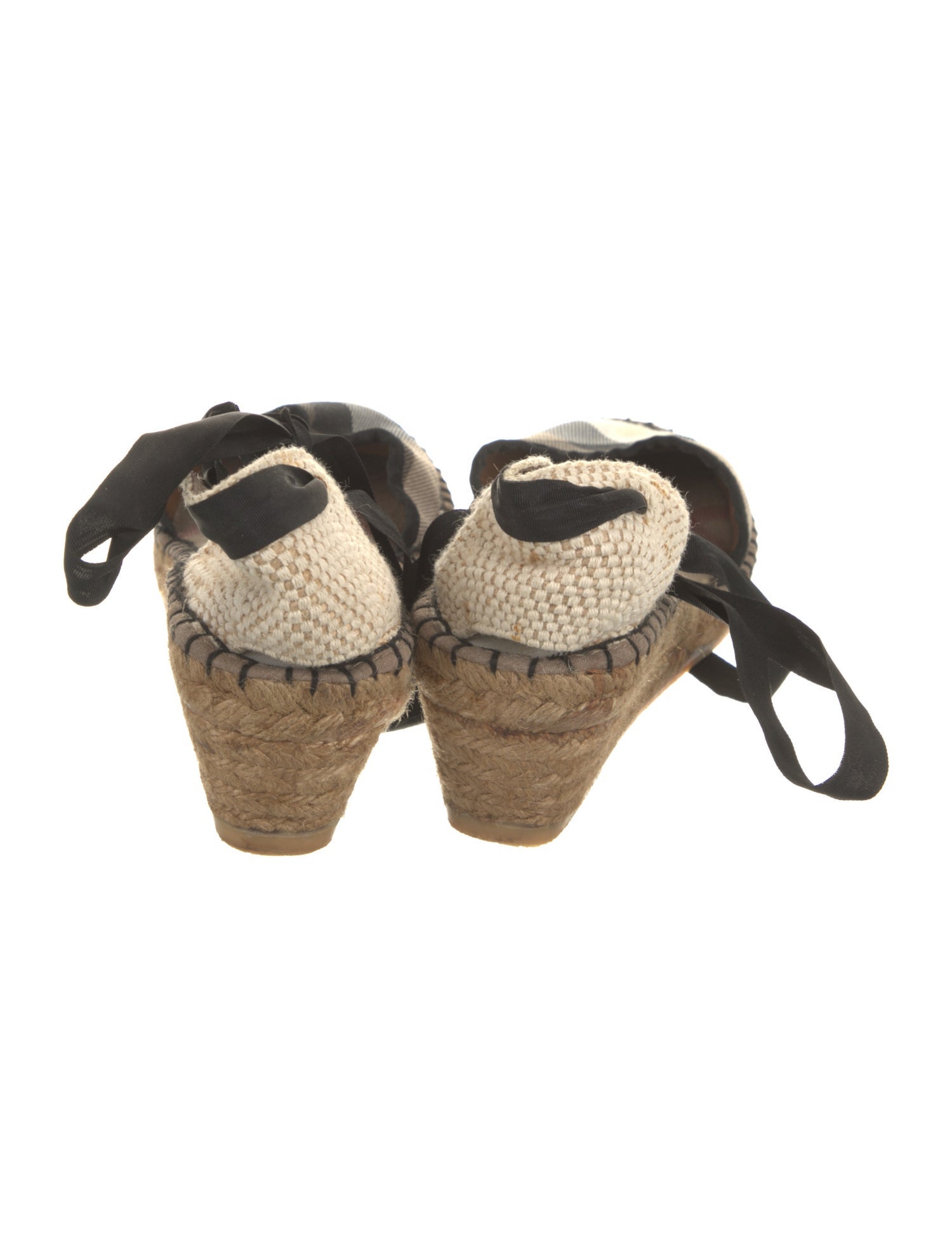 Burberry Nova Check Pattern Canvas Pumps