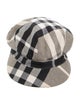 Burberry Check Print Hat