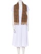 Burberry Cashmere House Check Pattern Scarf