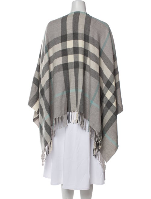 Burberry Merino Wool Plaid Print Sweater