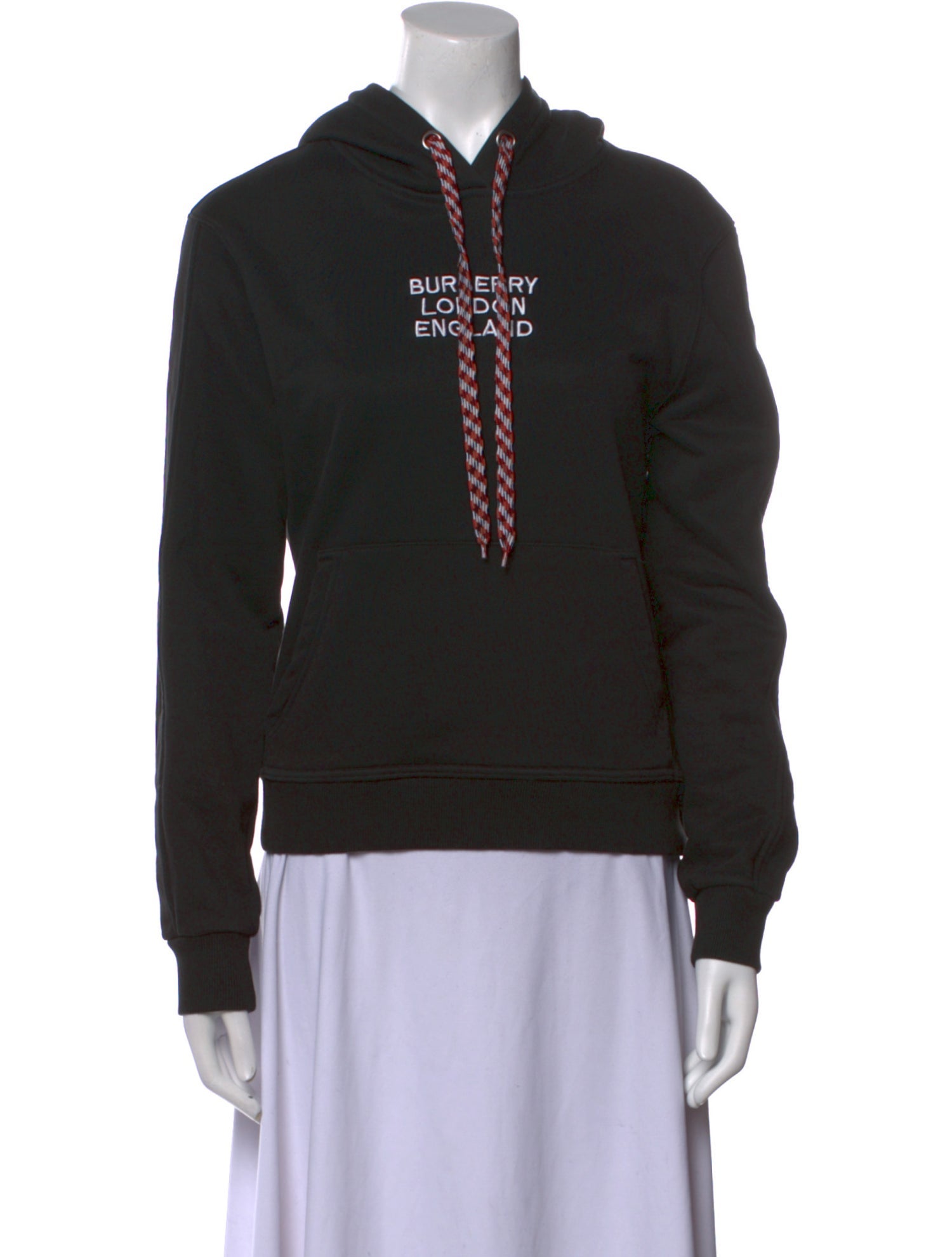 Burberry Graphic Print V-Neck Sweater