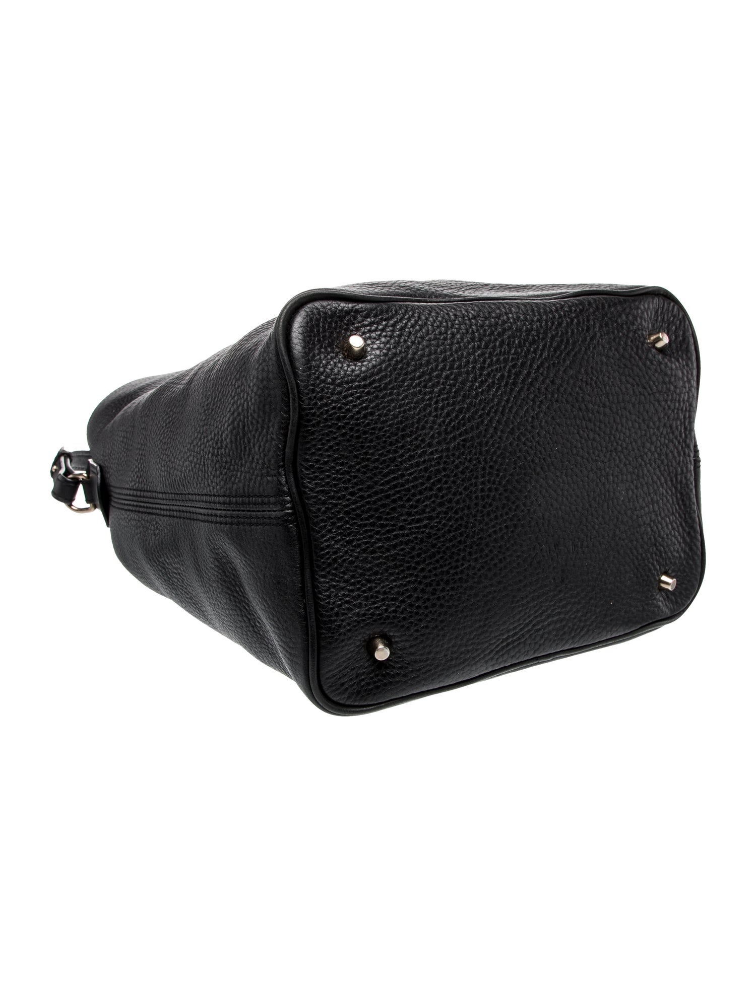 Burberry Leather Bucket Bag