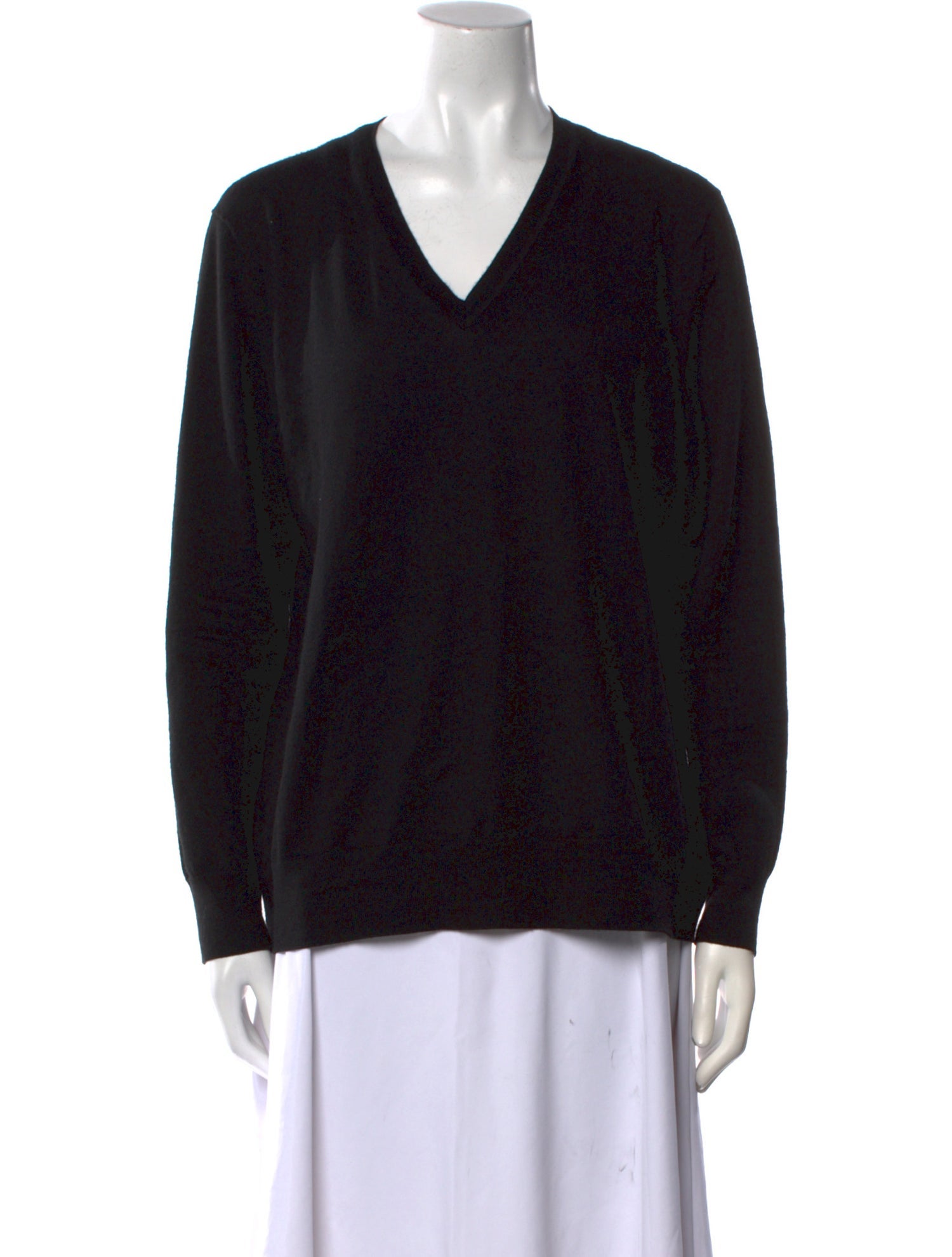 Burberry Merino Wool V-Neck Sweater