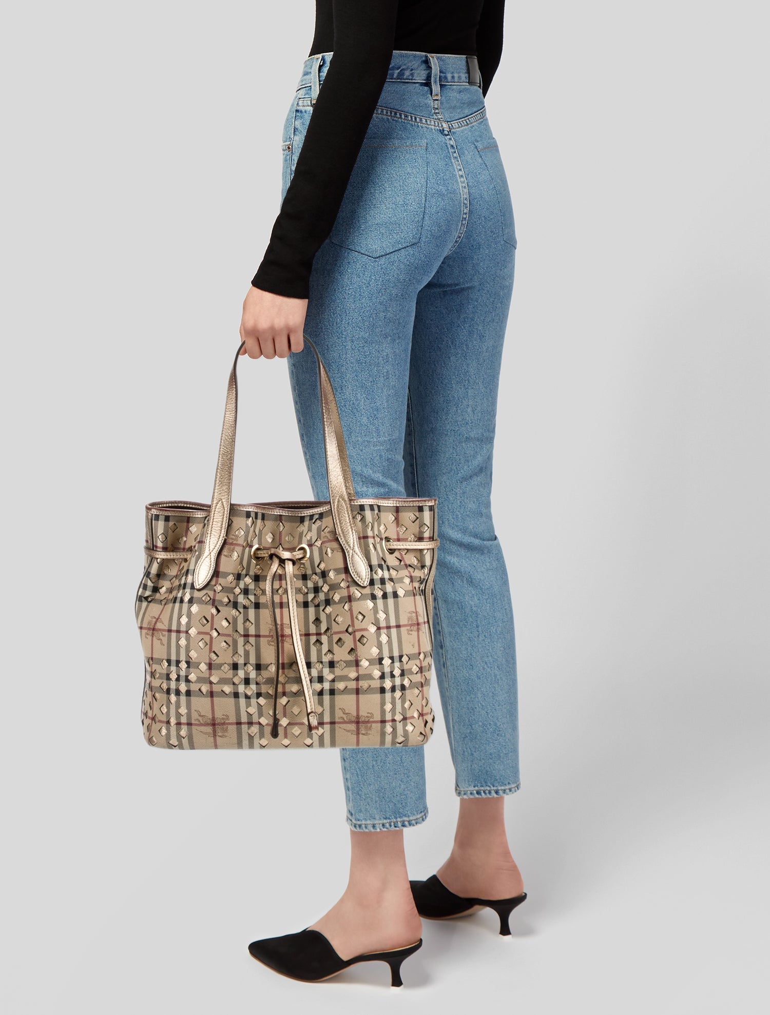 Burberry Haymarket Check Tote