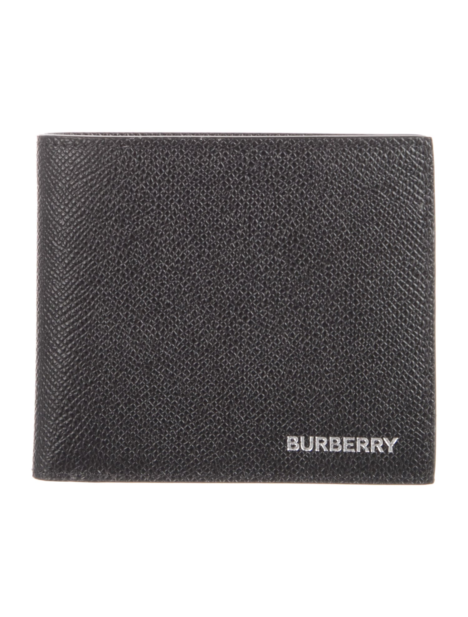 Burberry Leather Graphic Print Bifold Wallet