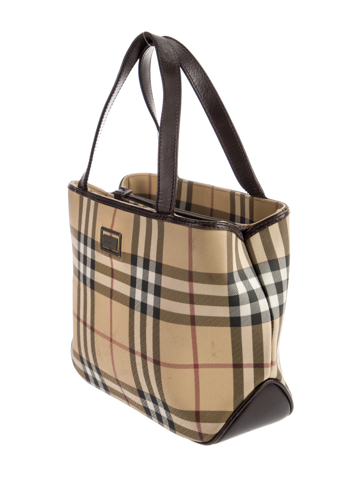 Burberry Nova Check Top Handle Bag