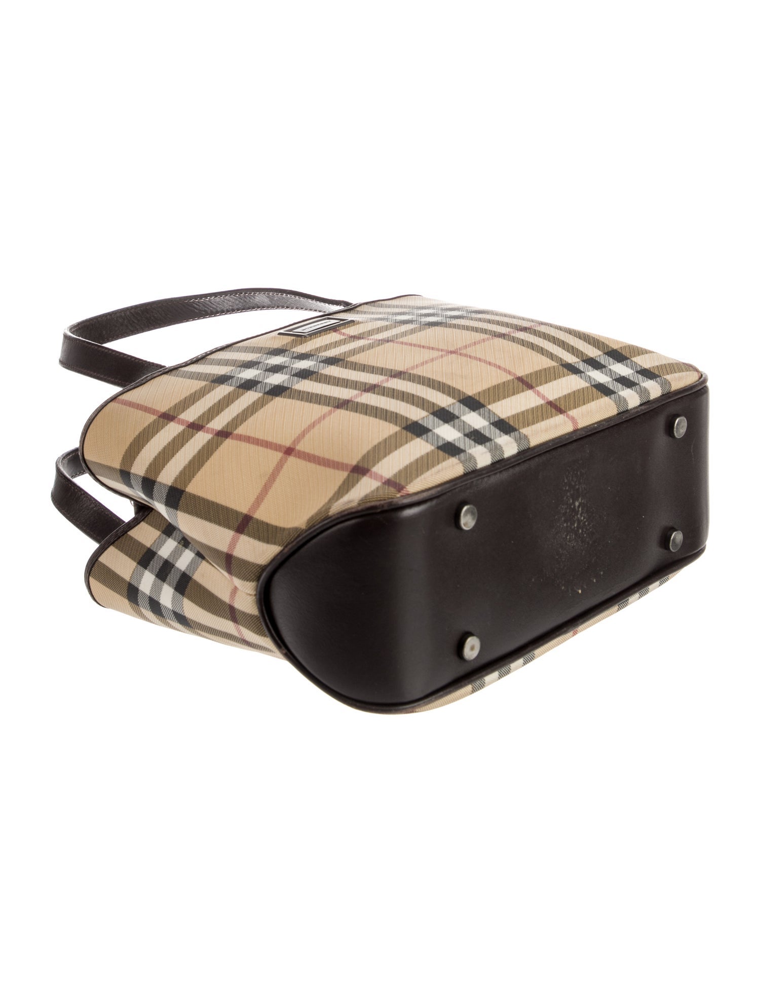 Burberry Nova Check Top Handle Bag