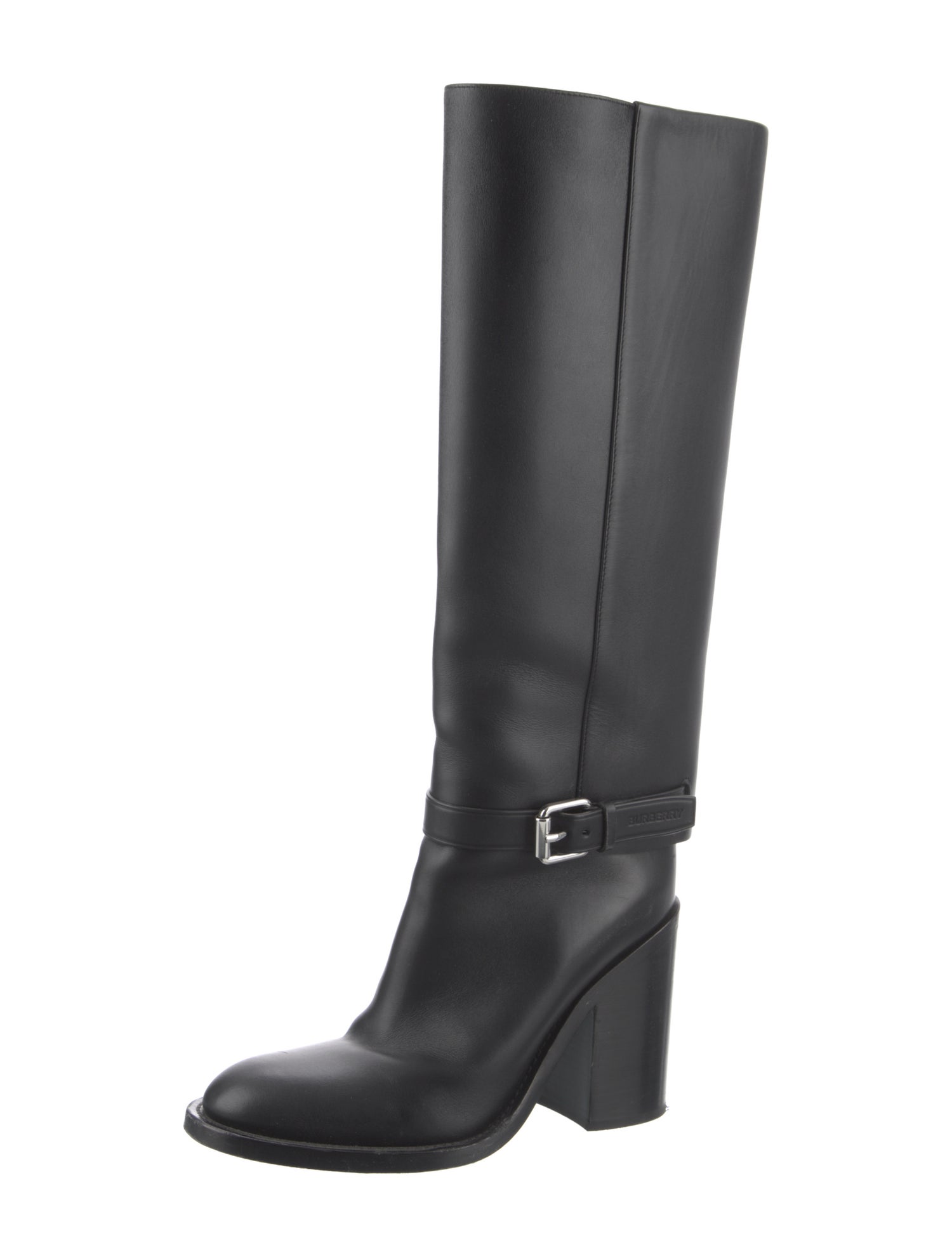 Burberry Leather Riding Boots
