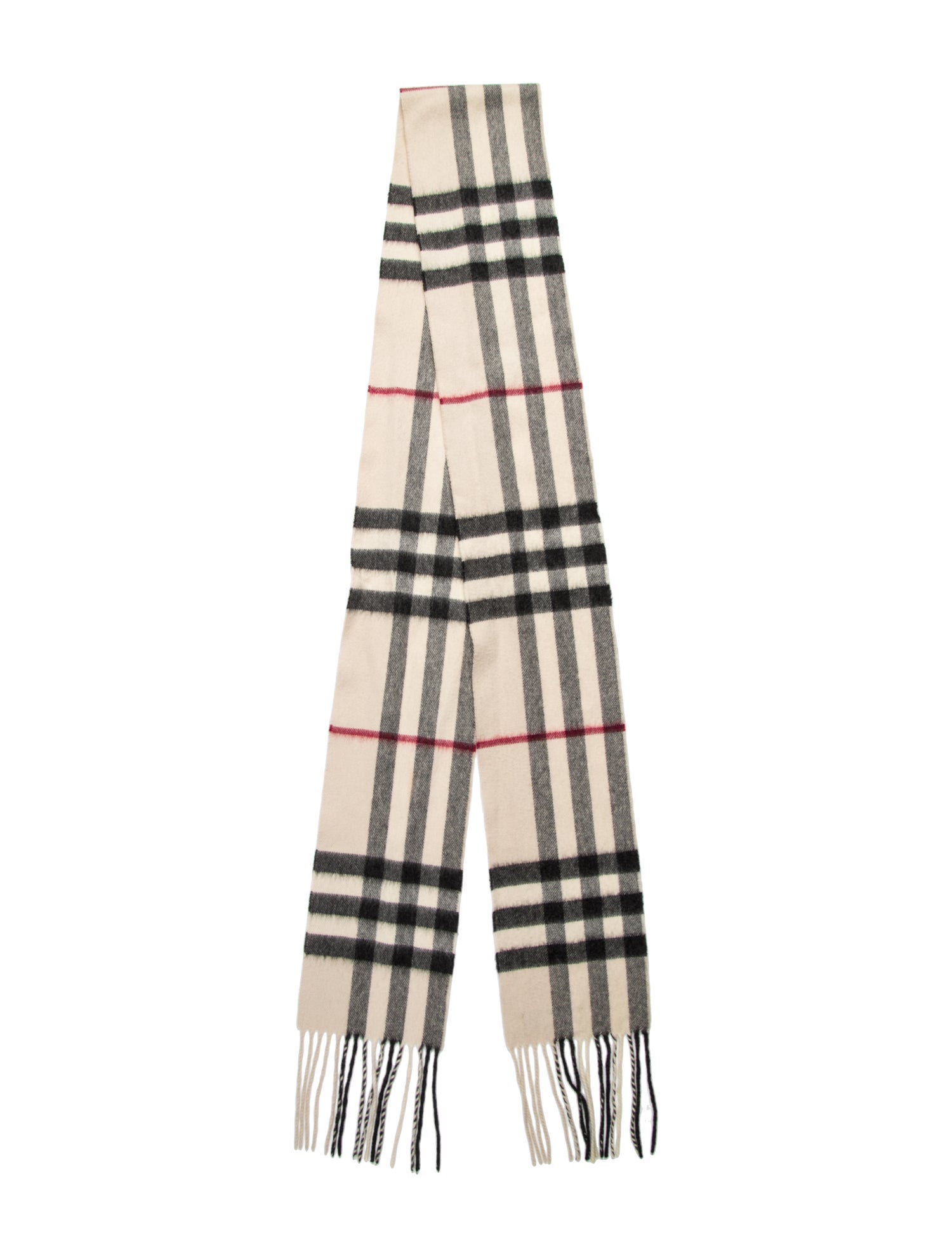 Burberry Cashmere Striped Scarf