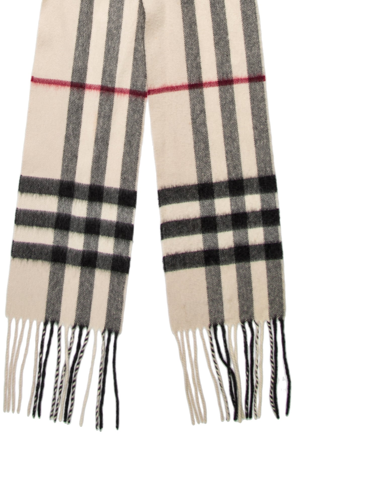 Burberry Cashmere Striped Scarf