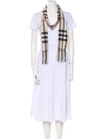 Burberry Cashmere Striped Scarf