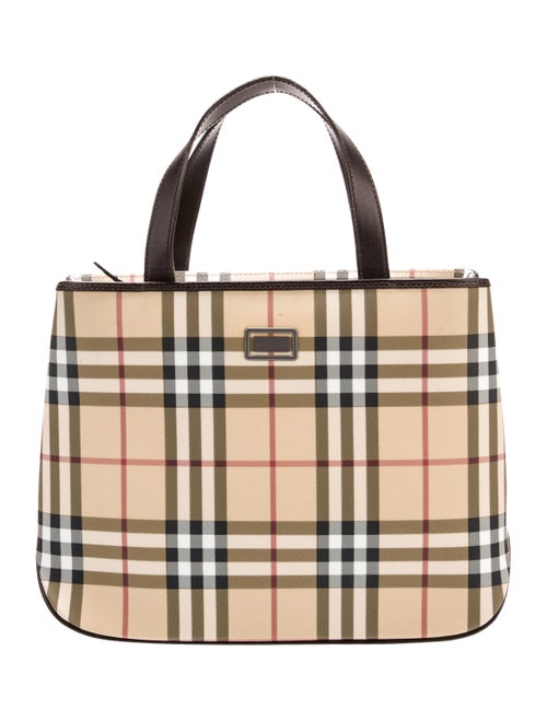 Burberry Nova Check Top Handle Bag