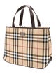 Burberry Nova Check Top Handle Bag