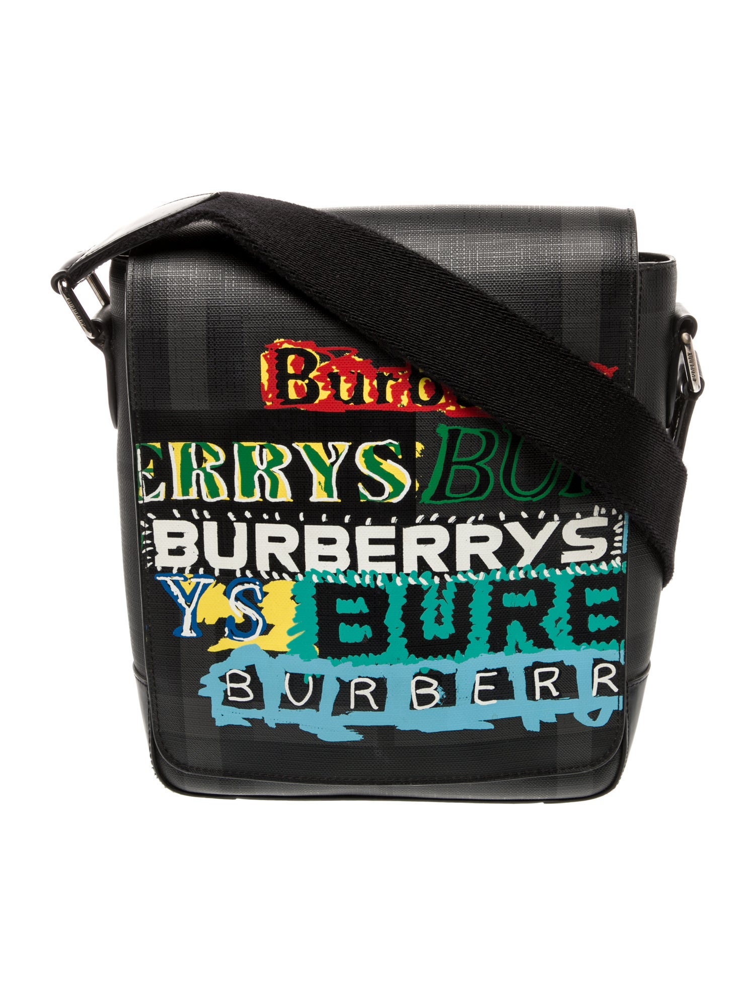 Burberry Leather Messenger Bag