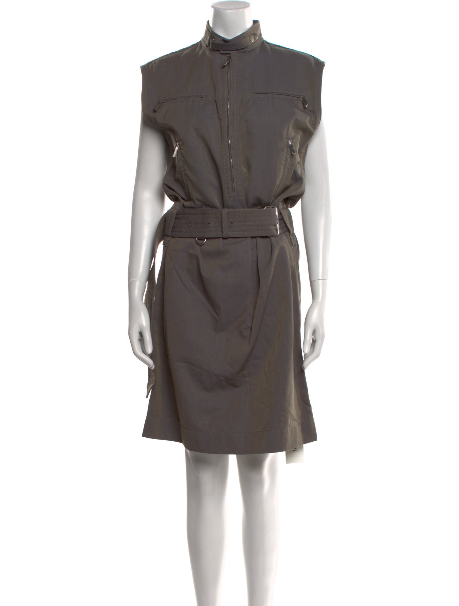 Burberry Mock Neck Knee-Length Dress w/ Tags