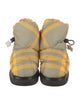 Burberry Nylon Plaid Print Hiking Boots