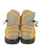 Burberry Nylon Plaid Print Hiking Boots
