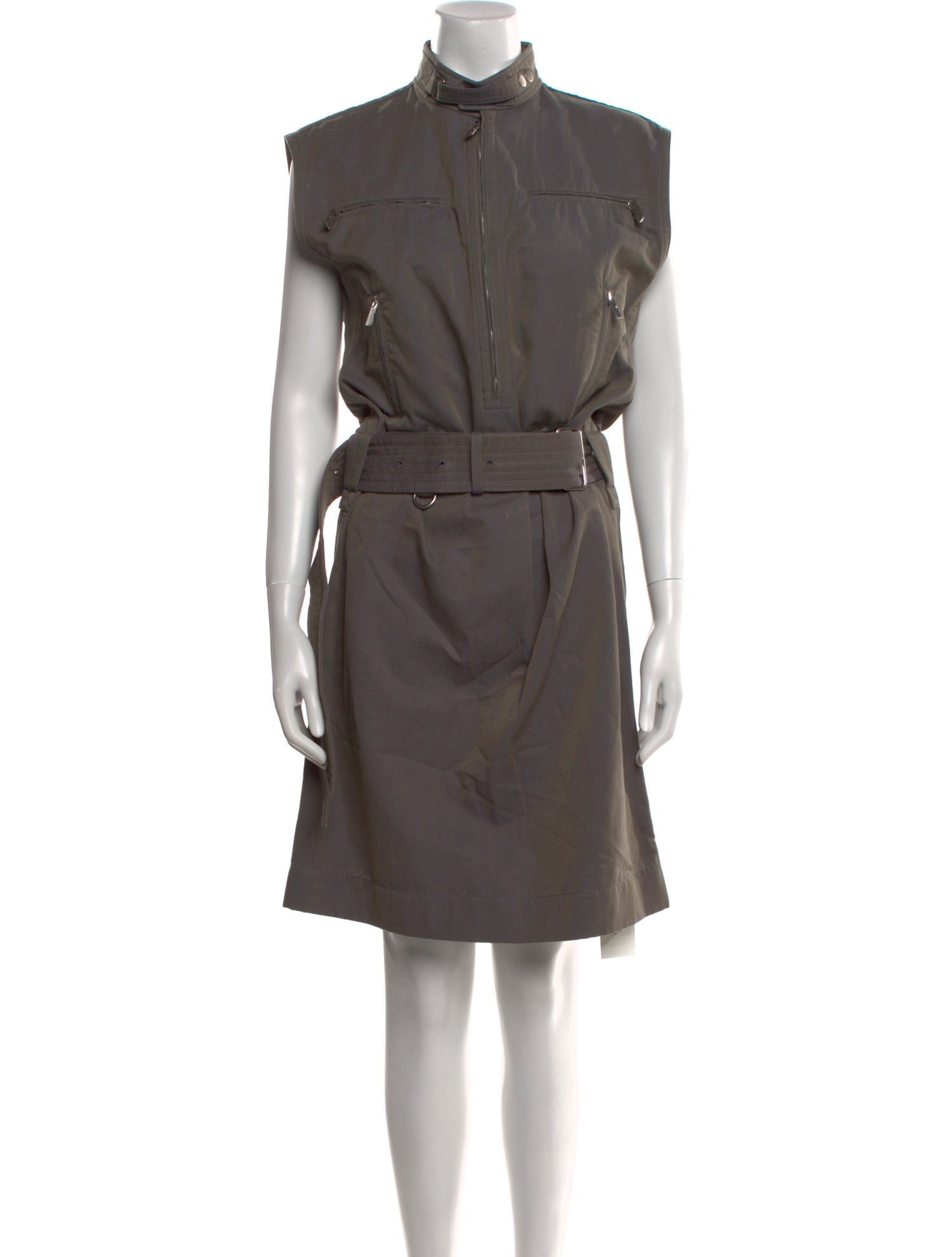 Burberry Mock Neck Knee-Length Dress w/ Tags