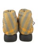 Burberry Nylon Plaid Print Boots