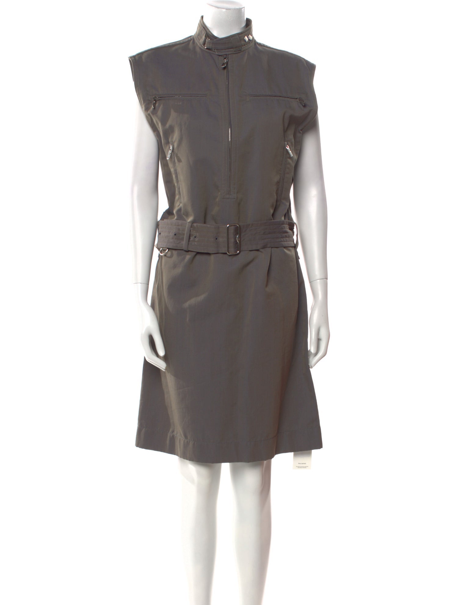 Burberry Mock Neck Knee-Length Dress w/ Tags