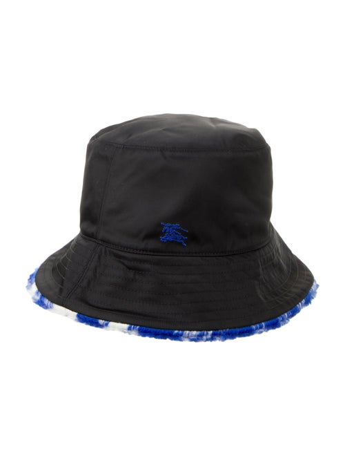 Burberry Black Nylon Bucket Hat Size M