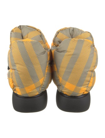 Burberry Nylon Printed Rain Boots