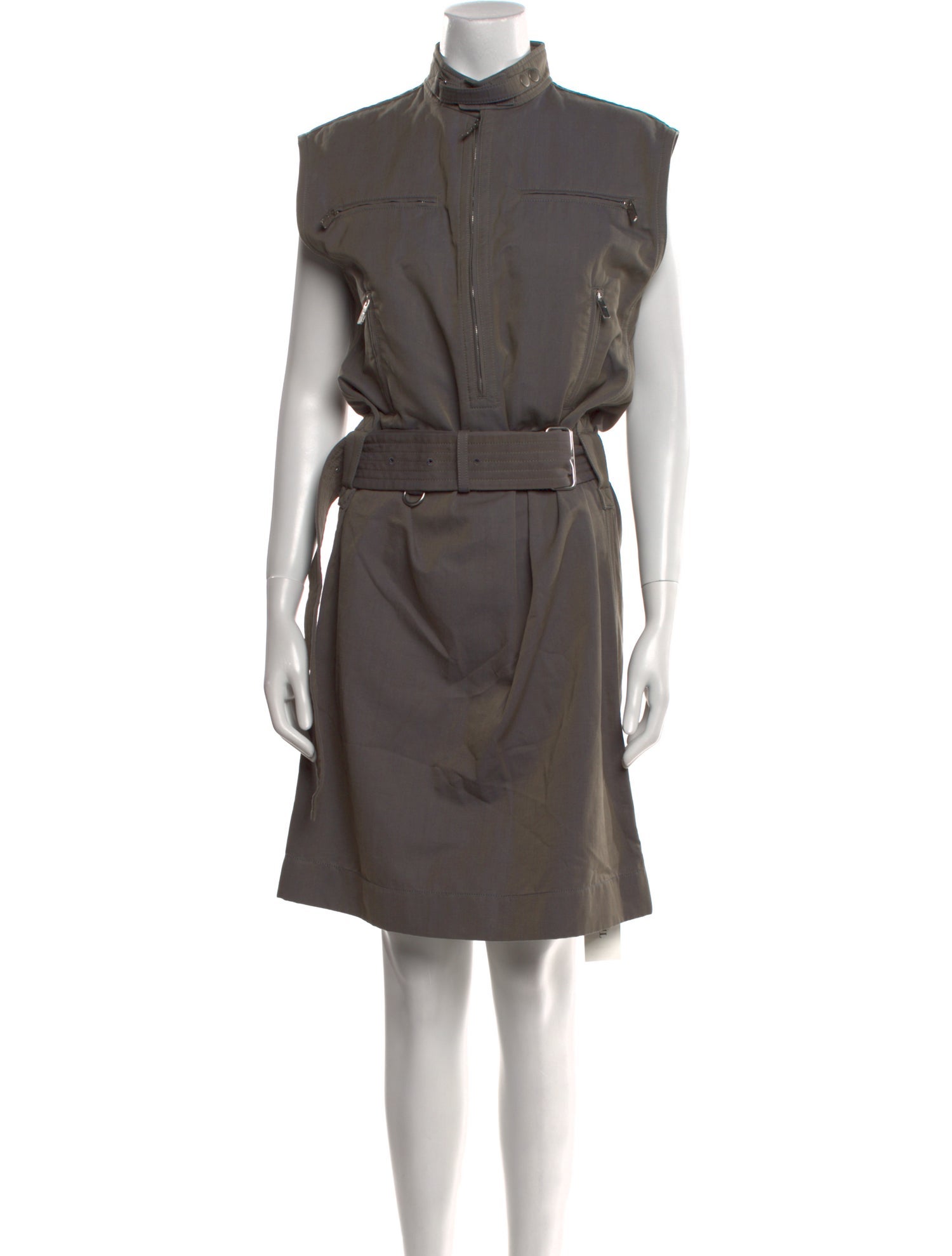 Burberry Mock Neck Knee-Length Dress w/ Tags