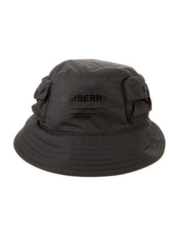 Burberry Hats Black Bucket Hat Size Medium